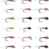36 Effictive Tungsten Bead Perdigon Nymphs Fly Fishing Flies Assortment | Trout and Grayling Fishing Lure | Waterproof Fly Box
