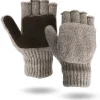 360 Rag Wool Glomitt Flip Mitten 3M Thinsulate Lined Tan