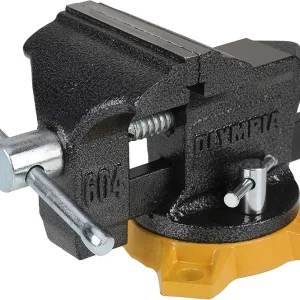 38-604 Bench Vise, Workshop Series, 4-Inch, gray
