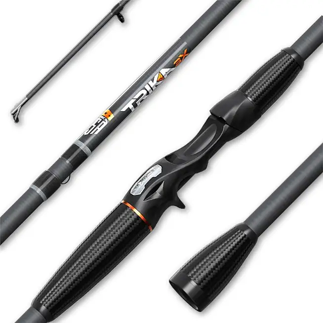 3X Carbon Rod Carbon Weave Rod for Extra Sensitive Vibration | Longer Casting | Lightweight Freshwater Fishing Pole