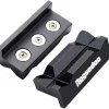 4" Aluminum Vise Jaw Pad AN Fittings Vise jaw, Bench Vise Jaw Pads Professional multi-purpose vise jaw protector of any metal desktop vise black. (One pair, Black, Aluminum)