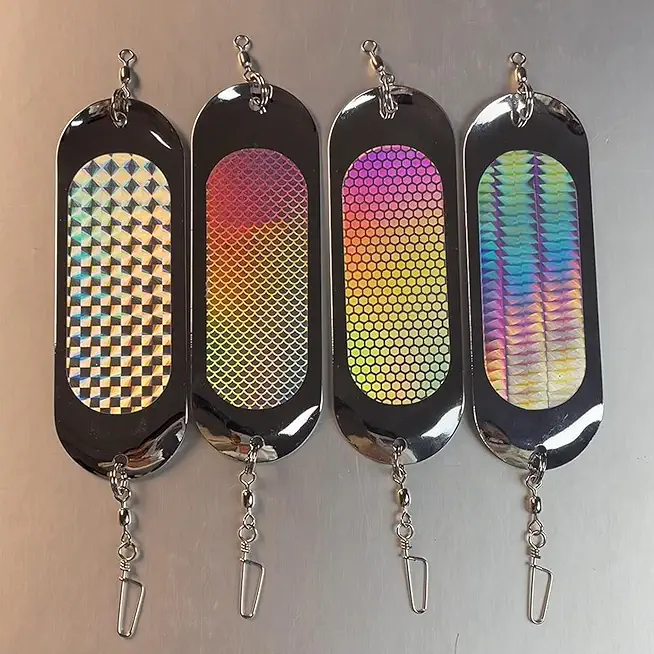 4 Pcs Kokanee Dodger Trolling Flashers � Must-Have Salmon Flashers for Fishing Enthusiasts