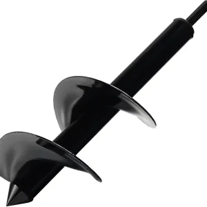 4 x 12 Inch Auger Drill Bit for Planting, Garden Auger Spiral Drill Bit Rapid Bulb Planter Drill Auger for Planting Bulb Flower, Bedding Plant, Post or Umbrella Hole Digger for 3/8" Hex Drive
