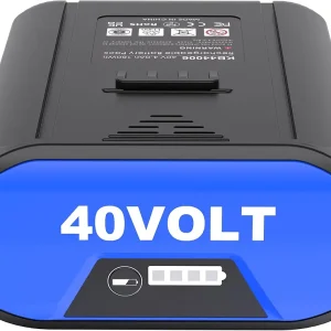 40-Volt 4.0ah Battery Replacement for Kobalt 40V Battery KB540-06 KB440-03 KB2540C-06 KB640-03 KB240-06 KB640-06 KB245-06 KRC40-06 KB440C-06 KRC60 KRC40-06 KB240-06 Cordless Power Equipment Battery