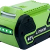 40-Volts 6.0Ah Lithium Battery Replacement for GreenWorks 40V G-MAX 29472 29462 29252 20202 22262 Battery Compatible with GreenWorks GMAX Lawn Cordless Power Tools