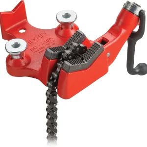40195 Model BC410 Top Screw Bench Chain Vise, 1/8-inch to 4-inch Bench Vise, Small