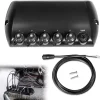408450-1 5 Port Ethernet Switch, Replace for Humminbird AS ETH 5PXG Marine Network Switch, Fit for Helix 15/12/10/9/8/7, for APEX, SOLIX, Onix, ION, for Helix G4N, G3N, Black
