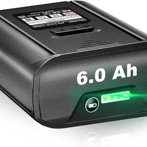 40V 6.0Ah Replacement for Kobalt 40V Battery KB2540C-06 Lithium Ion Battery KB440-03 KB640-03 KB240-06 KB240C-06 KB640-06 KB245-06 Kb540-06 Cordless Power Tool Battery