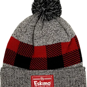 41455 Alpine Knit Hat, Headwear, Unisex, Gray/Plaid