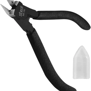 4.7-inch Model Nipper, with Sharp Thin Blade and Blade Case Plastic Model Tools, Sprue Cutter for Gundam Building Repairing and Fixing, Black