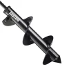 4"x12" Solid Auger Drill Bit for Planting?Garden Auger Spiral Drill Bit,Bulb & Bedding Plant Augers,Plants Drill bit for 3/8� Hex Drive Drill Light Black