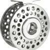 5/6wt Click Stop Fly Reel Classic Design Lightweight 86mm Diameter Clicker Fishing Reel CNC Machined Aluminum for Freshwater Fishing