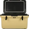 60 QT Ultra-Light Injection Molded Cooler - Ice Chest Keeps Ice up to 7 Days - Large Cooler Includes Wire Basket, Divider and Built-in Bottle Opener