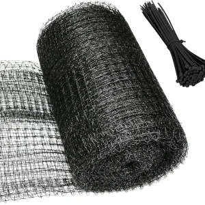 6.8ft x 30ft Anti Bird Netting, Pond Net with 20pcs Cable Ties - Protect Your Garden Vegetables Fruit Plants Ponds