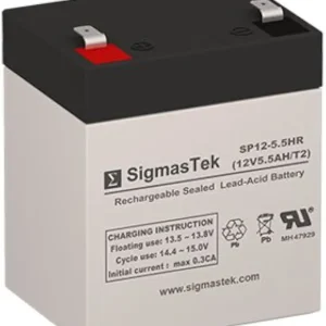 6FMH4 12 Volt 5.5 AmpH SLA Replacement Battery with F2 Terminal