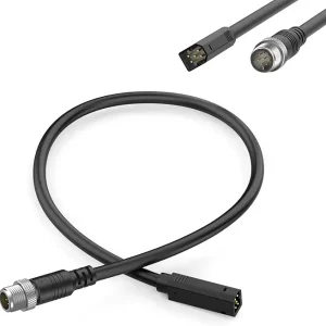 720074-1 AS EC QDE Ethernet Adapter Cable for Humminbird Fish Finders: Helix 8, 9, 10, 12, 15 & 7 G2N, G3N, G4N Models, 5-Pin to 8-Pin, Black, 1.6ft