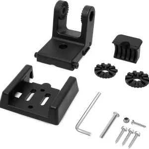 7400931 MHX XNT Transducer Bracket, Transducer Mount for XHS model transducers, Transom Mounting Hardware Kit Compatible with XNT 9 20, XNT 9 20 T, XNT 9 QB 90 T, XNT 9 QB 90, XNT 9 SI 180 T, Black