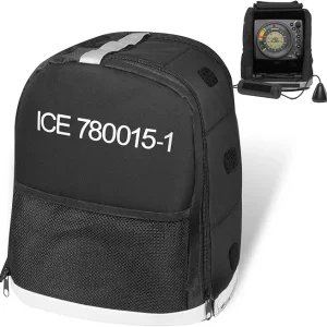 780015-1 Carrying Case for Humminbird ICE Flasher ICE 35, ICE 45, ICE 55 Models, CC ICE Fishing Flasher Soft Sided Carrying Case Storage Travel Bag for Portable GPS Navigator