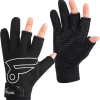 8 Fans Fishing Gloves - Finger Openness Glove Men Women, Camo Fish Accessories, SPF UV Sun Protection, Fly Fishing, Kayaking