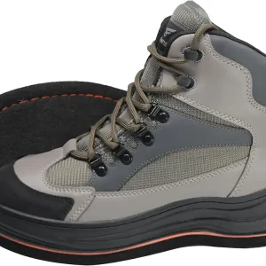 8 Fans Men's Wading Boots Non-Slip Felt Sole, Superior Comfort for Anglers, Perfect for Fly Fishing