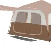 8 Person Instant Cabin Tents, Large Waterproof Tents for Camping, Family Tent Include Pre Installed Pole for Easy Installation, Storage Bag, Rainfly, 2 Mesh Door, Big Tent for Picnic, Hiking Party