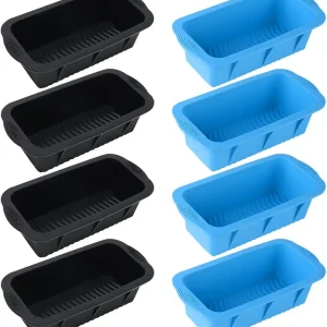 8Pcs Extra Large Ice Block Mold, Silicone Ice Block Molds for Ice Bath Tub, Big Ice Cube Molds for Ice Bath, Blue Ice Maker for Cold Plunge or Coolers, Ice Tray Accessories for Ice Bath Chiller