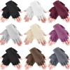 9 Pairs Summer Fingerless Gloves Half Finger Sun Protection Touchscreen Driving Gloves for Adult