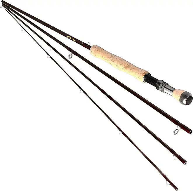 9ft or 10ft 5-6wt 7-8wt 4 Pieces Graphite Carbon Fiber Fly Fishing Rod Light Feel Medium Fast Action Freshwater Fly Rod