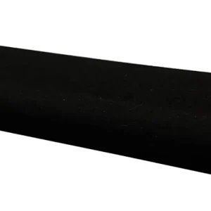 Accering Frosted Pattern Heat Shrink Tube Non Slip Fishing Pole Wrap for Fly Rod (?20mm, L3.28 ft, Black)