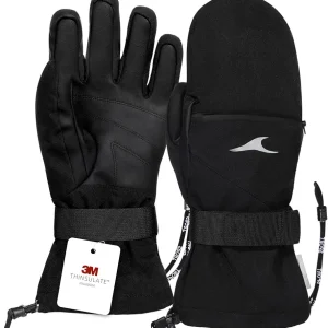 Achiou Ski Gloves,Winter Cold Weather Gloves for Men Women,Waterproof Touchscreen Snow Mittens