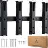 Adjustable Fishing Rod Holder for Golf Cart Fishing Boat Garage Kayak Crate Cooler Wagon RV, 4 Tube Boat Fishing Rod Holder