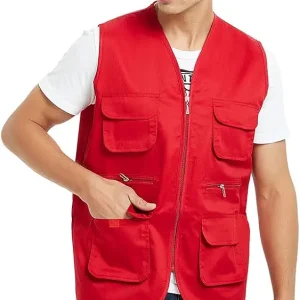 Adult Supermarket Volunteer Vest Travel Safari Multi-pocket Waistcoat