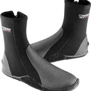 Adult Unisex Crew Water Boots for Scuba Diving, Surfing, Canyoning, 5 mm Neoprene Thickness - Isla: designed in Italy