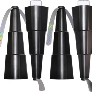 AguaChimp-Fly Fans for Tables, Chemical Free Fly Repellent, Fly Spinner, Fly Deterrent Indoor Outdoor, Bug Repellent for Camping, Picnic, Party, Restaurant and Kitchen, Batteries Powered 4PAK