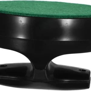 Air Hockey Pusher Replacement Handle Tabletop Hockey Paddle with Cloth for Ice Hockey Games Game Table Accessory