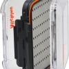 Alichino Fly Box for Fly Files Ice Jig Box Two Sided Waterproof Fly Fishing Box for Nymphs and Streamers (Grey Foam Insert, S 4.9 * 4 * 1.6 Inch)