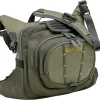 Allen Company Fall River Fly Fishing Chest Pack - Fits up to 6 Tackle/Fly Boxes and Other Accessories - Olive