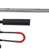 Alloy Steel Ice Drill Auger Extension Rod, 20 Inch Ice Drilling Tool with Handle and Electric Drill Connector for Ice Fishing Outdoor Ice Burrowing