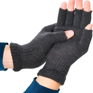Alpaca Wool Glove Fingerless Liner for Men & Women for Ski & Cold Weather, Thermal Inner Liners, Lightweight and Warm