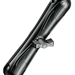 Aluminum Alloy Fish Finder Mount with 1.5" Ball Round Plates, 9.1" Long Arm Electronic Device Holder Tablet Holder, C Size Marine Electronic Mount for Garmin, Lowrance, Humminbird and More