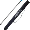 Alvantor Aluminum Telescoping Tarp Poles Adjustable Rods and Round Pad Screen House & Bubble Tent & Vendor Booth