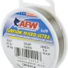 American Fishing Wire Surflon Micro Ultra Nylon Coated 1x19 Stainless Steel Leader Wire - Knottable Fishing Leaders Saltwater & Fly Fishing, 6lb Test - 61lb Test, Bright, Black & Camo Colors
