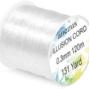 Anezus Fishing Wire for Hanging, Clear Fishing Line Invisible String Strong Monofilament Line for Hanging Decorations and Crafts