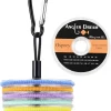 AnglerDream Fluorocarbon Tippet Fly Line 2 3 4 5 6X Fly Fishing Tippet Line with Tippet Holder 50m/55yds