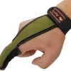 Anti-Slip Glove for Surf Fishing, Casting Glove with Finger Protection, Unisex Ambidextrous with Adjustable Elastic Band for Outdoor Fishing and Crabbing. Designed in USA