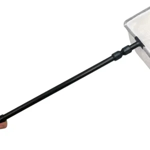 Aquarium Fish Net with Extendable 22"-33" Handle, Telescopic Fish Tank Nets, Fine Mesh Net for Fish and Shrimp Catching, Ponds, Creeks, and Aquariums