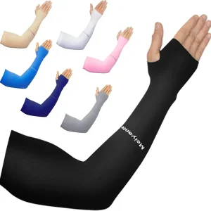 Arm Sleeves for Men Women Work 1 Pair UV Sun Protection UPF Long Sleeves Tattoo Cover Up Sleeves to Cover Arm Sleeves Cooling