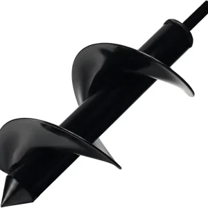 Auger Drill Bit for Planting 3 x 9 Inch, Garden Auger Spiral Bit Bulb Planter Tool Drill Auger for Planting Bulb, Bedding, Post or Umbrella Hole Digger for 3/8" Hex Drive