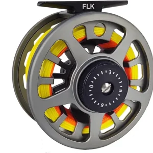 Aventik FLK Fly Fishing Reel Aluminum Trout 3/5, 5/7, 7/9wt Large Arbor Freshwater Fly Reel