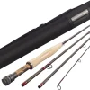 Aventik Fly Fishing Rods Z European Master Design Wild Trout Perfect Cast IM12 Nano 9� LW5, LW6, LW7, LW8 All in 4 Pieces Ultra Fast Action Quality Carbon Rod Tube Super Light Carp Fly Rod